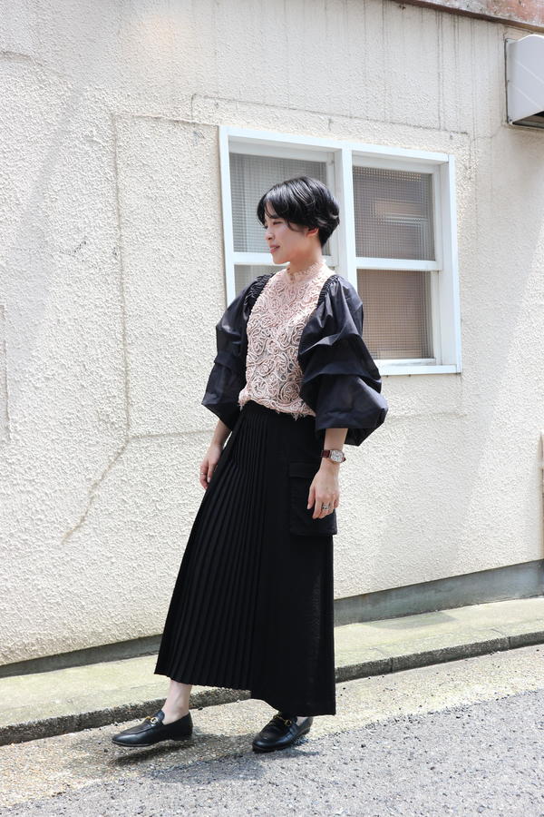 ロングスカート　スタッフスナップ