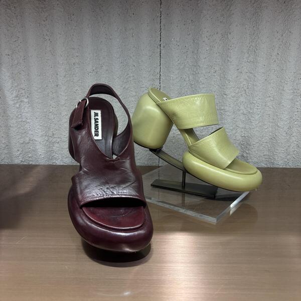 JILSANDER　ブロックヒールサンダル.JPG