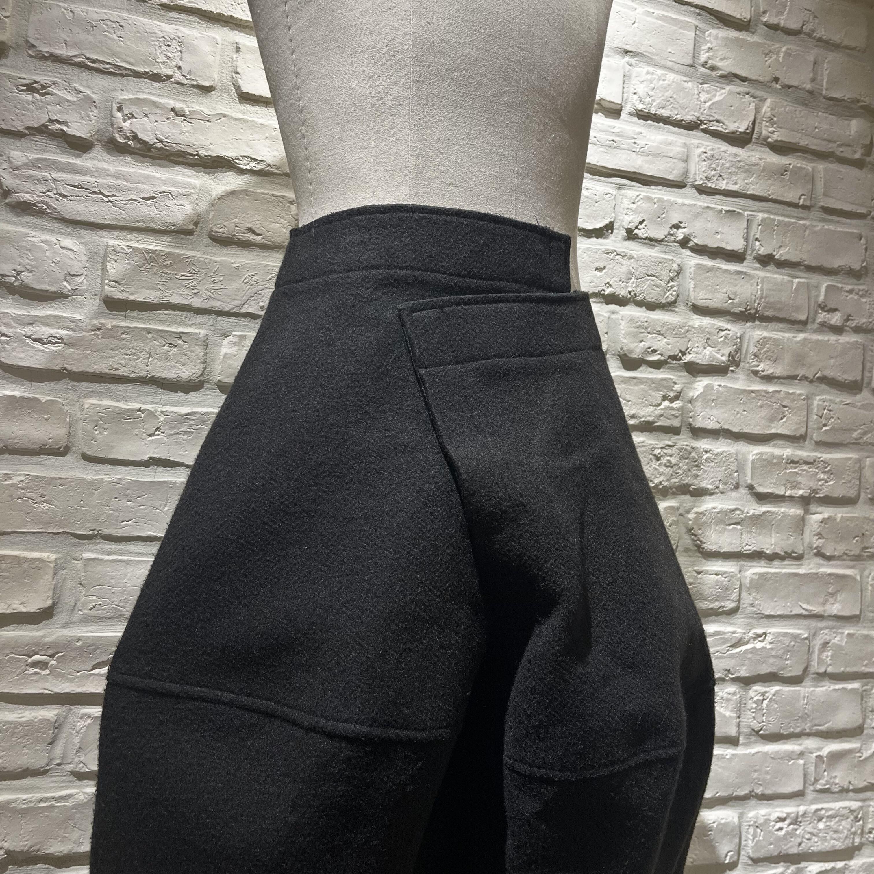 BLACK COMME DES GARCONS メルトンパンツ