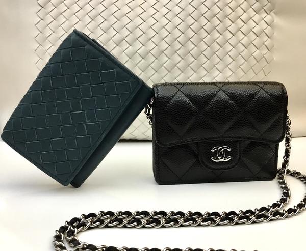 CHANEL、Bottega Veneta財布