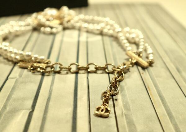 CHANELパールネックレス