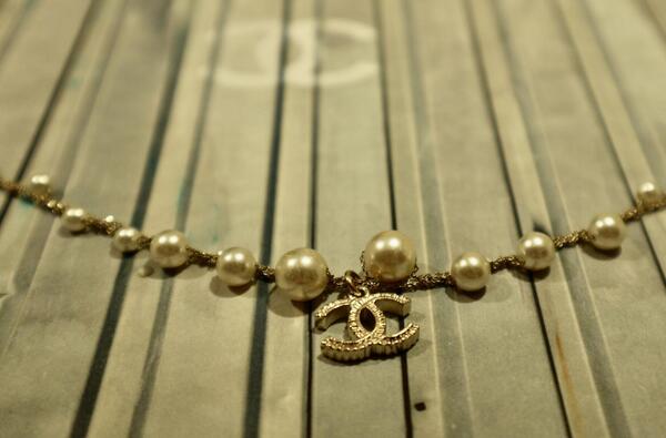 CHANELパールブレスレット