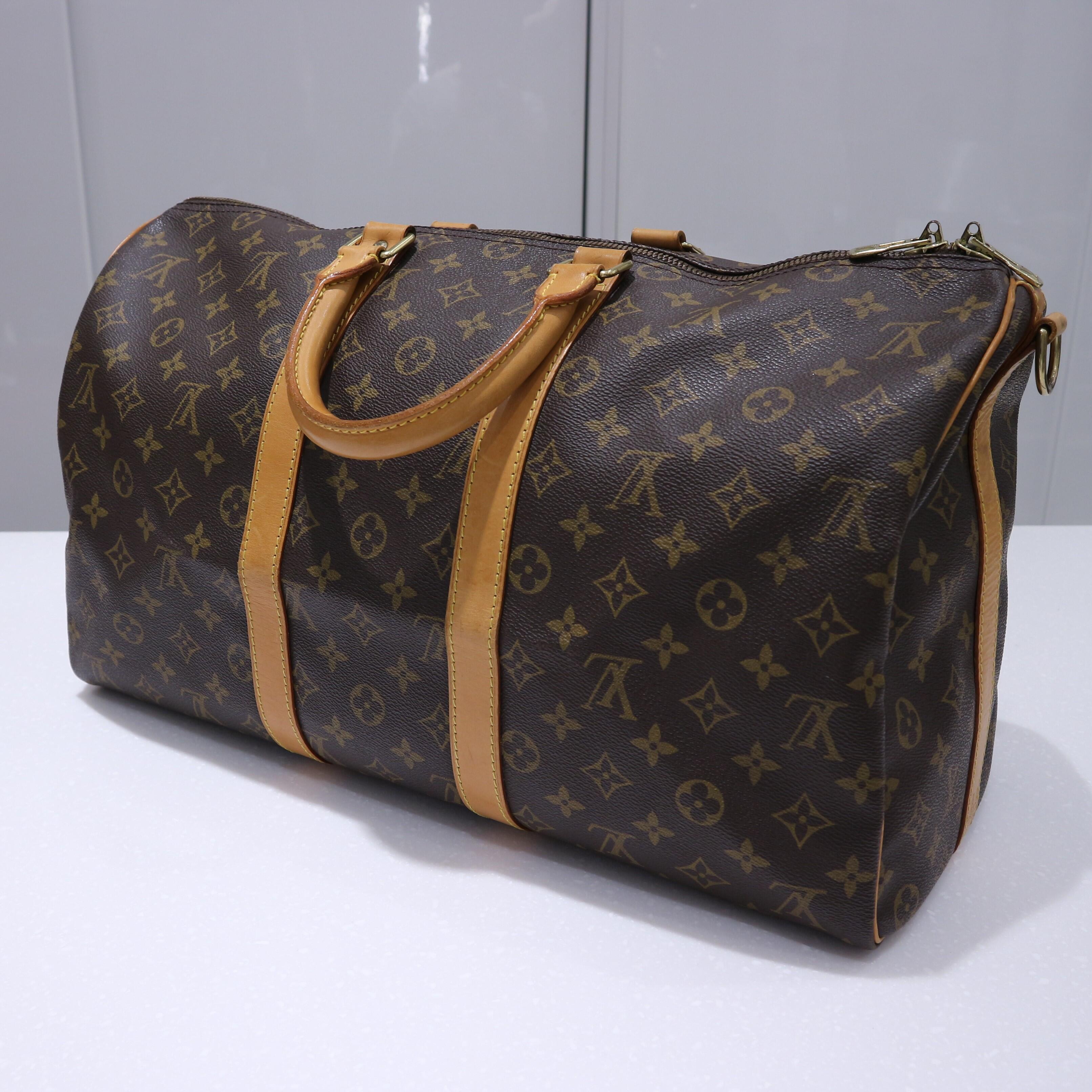 Louis Vuitton モノグラム キーポル45 ボストンバック ビンテージ 