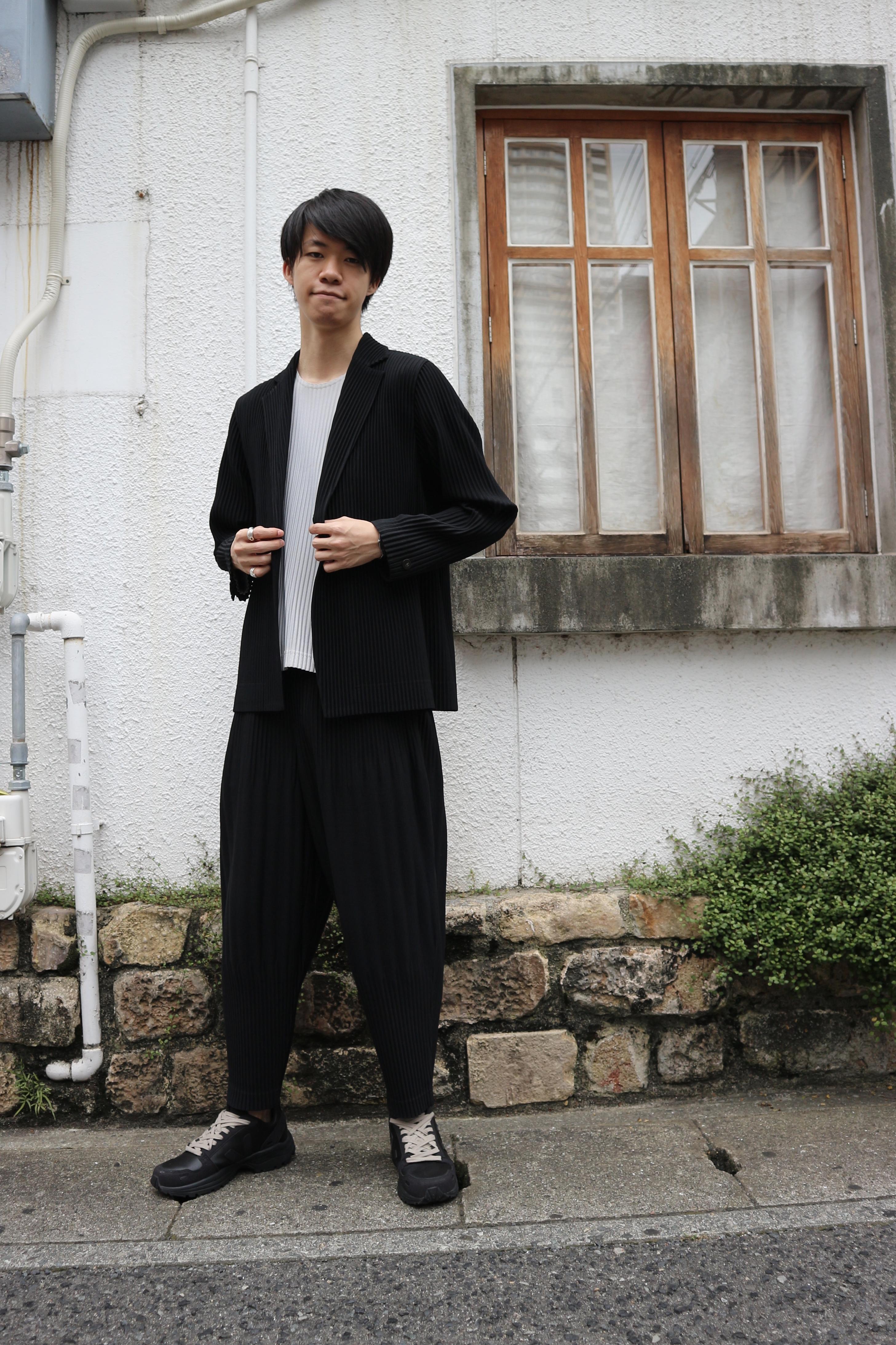 19aw issei miyake homme plisse セットアップ 名作