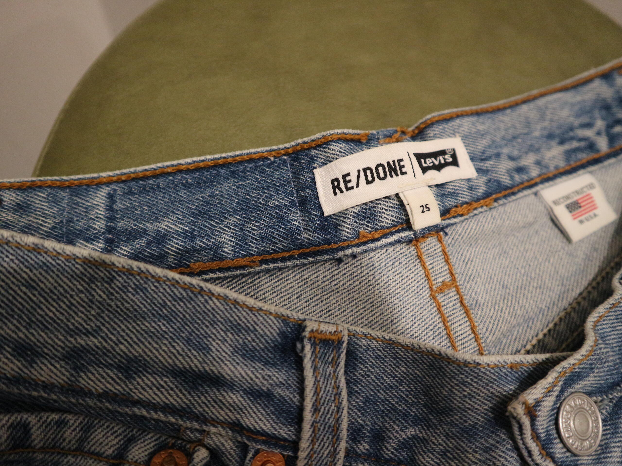 RE/DONE Levis リメイクデニムパンツ 25-