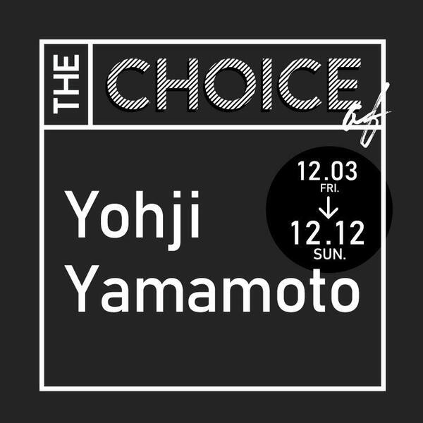 心斎橋店 Yohji Yamamoto ポップアップショップ