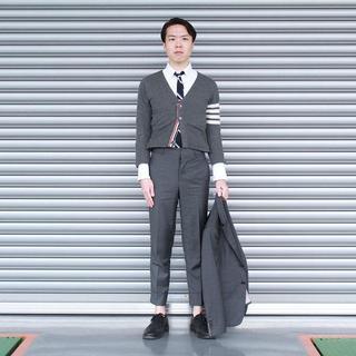 トムブラウン　THOM BROWNE パーカーニットカーディガン