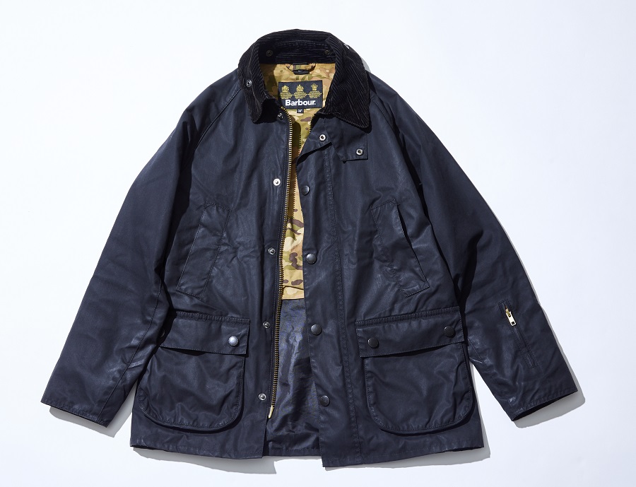 SOPH×Barbour カモフラ柄　オイルコート