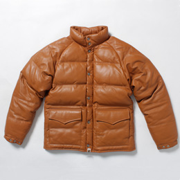BUYER'S VOICE BUYER'S VOICE / A BATHING APE　“LEATHER CLASSIC DOWN JACKET”
