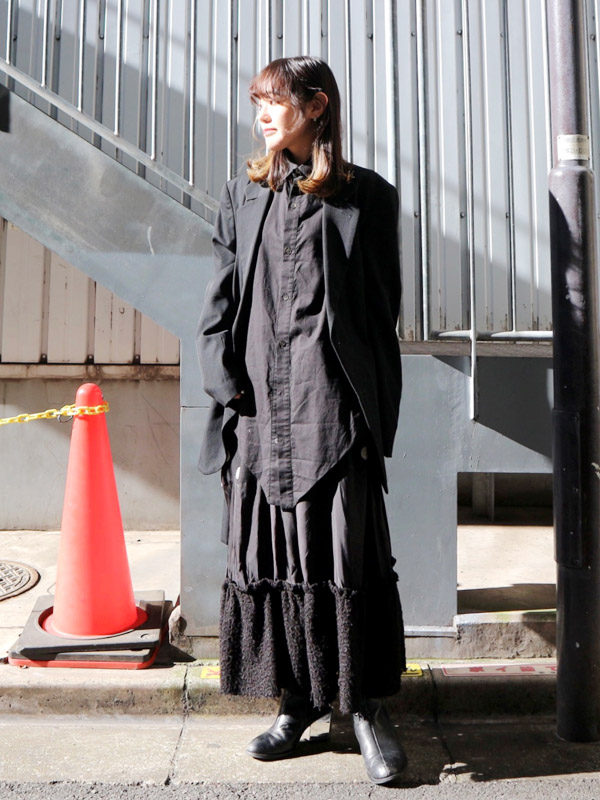 人気 メンズ 夏 レジャーコート 羽織り ストリート 黒×白 L ブラック