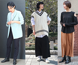 [Women] The styling and coordinate with Theory 