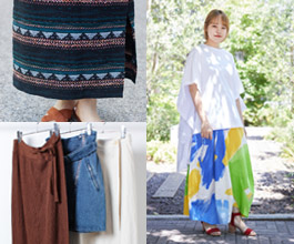 【Women】リラックス & カジュアルに、今夏取り入れたいスカート6選