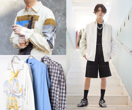 【Men】自分らしく着こなす、上品カジュアルな春シャツ