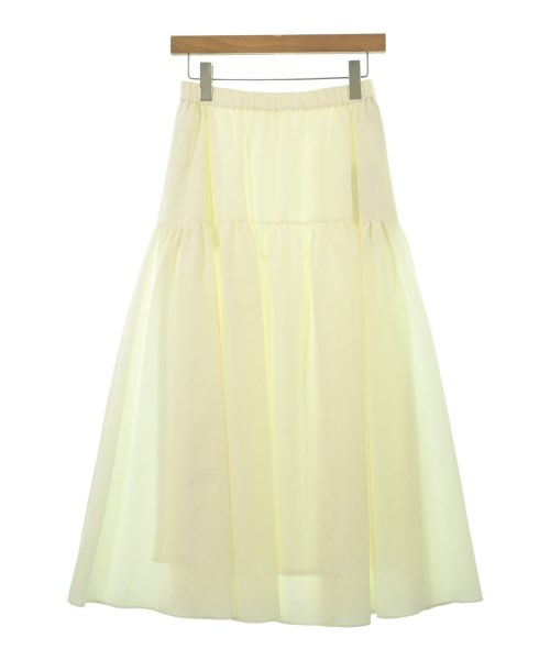 MK MICHEL KLEIN(ミッシェルクライン)ロング・マキシ丈スカート 白 サイズ:38(M位)/2200669759044