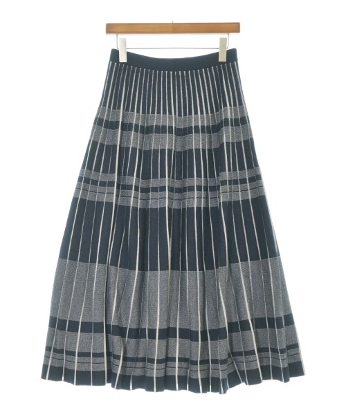 MK MICHEL KLEIN(ミッシェルクライン)ロング・マキシ丈スカート 紺 サイズ:38(M位)/2200669759051