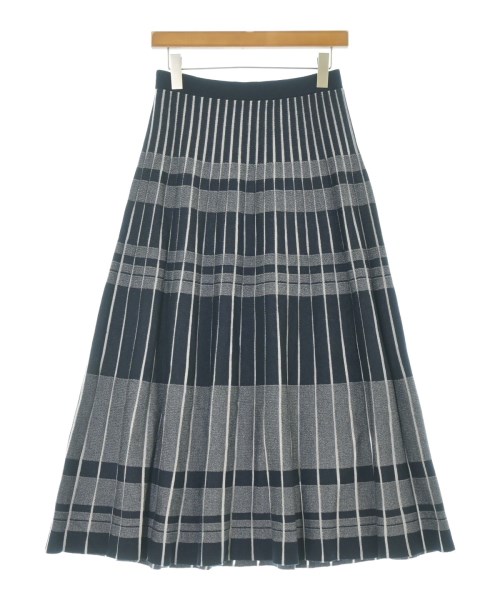 MK MICHEL KLEIN（ミッシェルクライン）ロング・マキシ丈スカート 紺 サイズ:38(M位) レディース/2200669759051