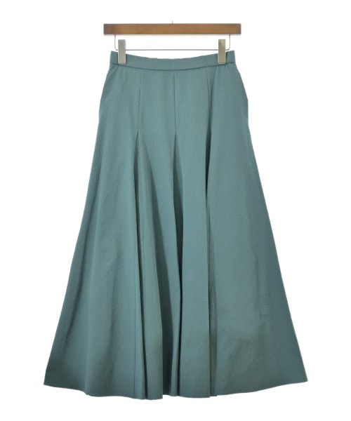 MK MICHEL KLEIN(ミッシェルクライン)ロング・マキシ丈スカート 緑 サイズ:38(M位)/2200669759075