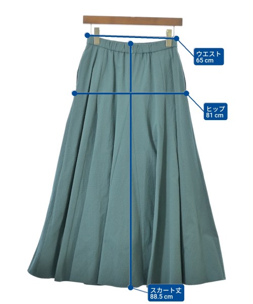 MK MICHEL KLEIN（ミッシェルクライン）ロング・マキシ丈スカート 緑 サイズ:38(M位) レディース/2200669759075