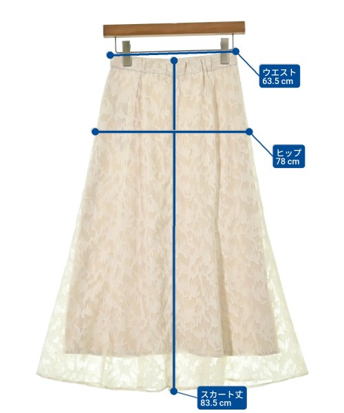 MK MICHEL KLEIN（ミッシェルクライン）ロング・マキシ丈スカート ベージュ サイズ:38(M位) レディース/2200669759082