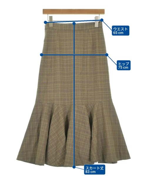 MK MICHEL KLEIN（ミッシェルクライン）ロング・マキシ丈スカート ベージュ サイズ:38(M位) レディース/2200669762013