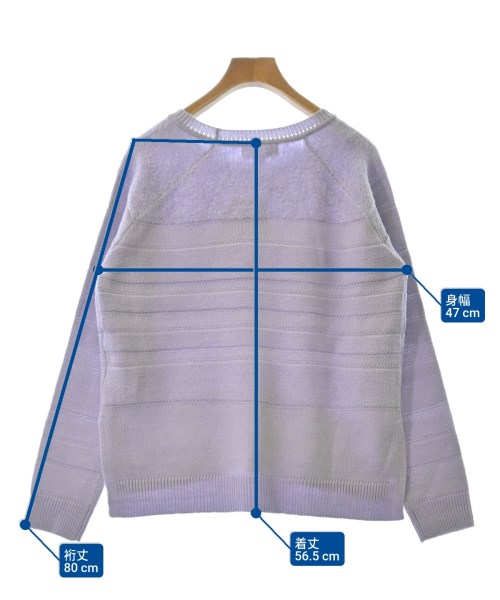 MK MICHEL KLEIN（ミッシェルクライン）ニット・セーター 紫 サイズ:38(M位) レディース/2200672944086