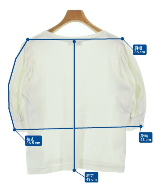 MK MICHEL KLEIN（ミッシェルクライン）Tシャツ・カットソー 白 サイズ:38(M位) レディース/2200695286026