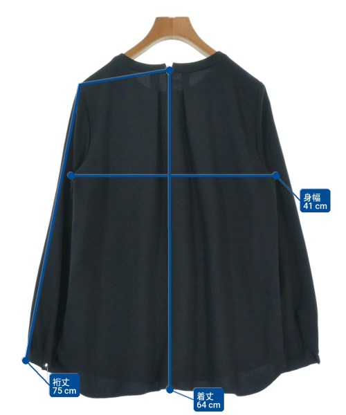 MK MICHEL KLEIN（ミッシェルクライン）ブラウス 紺 サイズ:38(M位) レディース/2200657520151