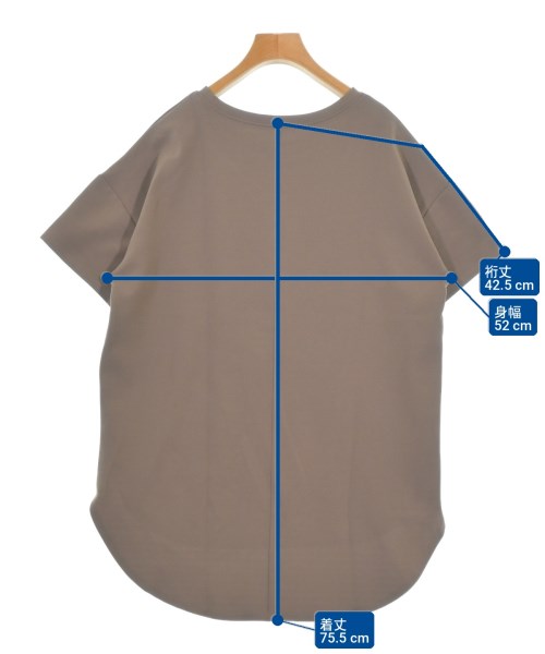 MK MICHEL KLEIN（ミッシェルクライン）Tシャツ・カットソー 茶 サイズ:38(M位) レディース/2200715514030