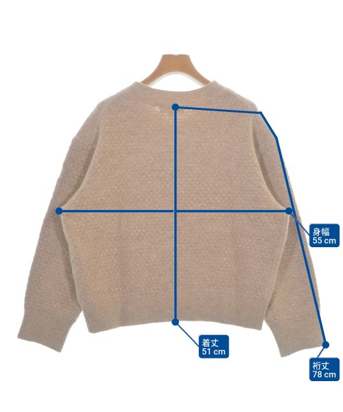 MK MICHEL KLEIN（ミッシェルクライン）ニット・セーター ベージュ サイズ:38(M位) レディース/2200661788059