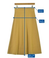 MK MICHEL KLEIN（ミッシェルクライン）ロング・マキシ丈スカート 黄 サイズ:38(M位) レディース/2200661788189