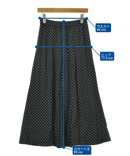 MK MICHEL KLEIN（ミッシェルクライン）ロング・マキシ丈スカート 黒 サイズ:38(M位) レディース/2200661788219