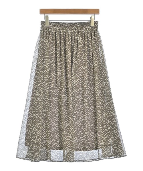 MK MICHEL KLEIN(ミッシェルクライン)ロング・マキシ丈スカート 茶 サイズ:38(M位)/2200661788226