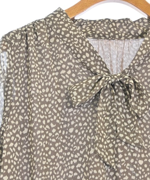 MK MICHEL KLEIN（ミッシェルクライン）ブラウス 茶 サイズ:38(M位) レディース/2200661788288