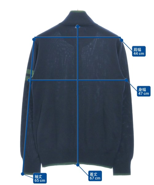 R.NEWBOLD（アールニューボールド）カーディガン 紺 サイズ:L メンズ/2200611861054