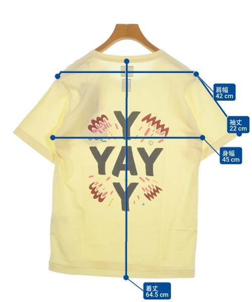 R.NEWBOLD（アールニューボールド）Tシャツ・カットソー 黄 サイズ:M メンズ/2200680710079