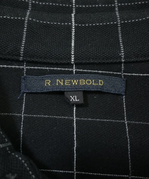 R.NEWBOLD（アールニューボールド）ポロシャツ 黒 サイズ:XL メンズ/2200690528015
