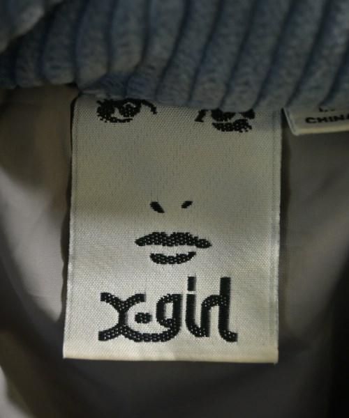 X girl（エックスガール）ダウンジャケット/ダウンベスト 青 サイズ:S レディース/2200639876016