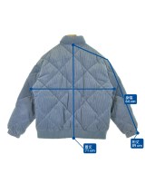 X girl（エックスガール）ダウンジャケット/ダウンベスト 青 サイズ:S レディース/2200639876016