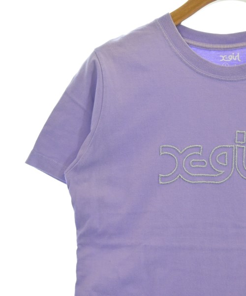 X girl（エックスガール）Tシャツ・カットソー 紫 サイズ:1(S位) レディース/2200626240066