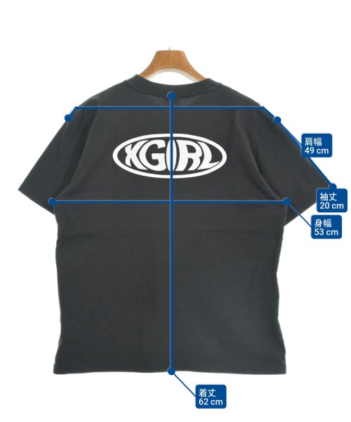 X girl（エックスガール）Tシャツ・カットソー 黒 サイズ:2(M位) レディース/2200640312022