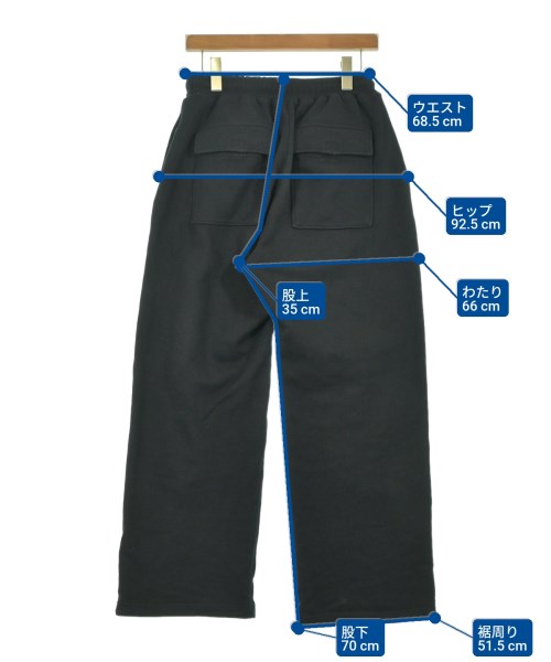 X girl（エックスガール）スウェットパンツ 黒 サイズ:M レディース/2200644076074