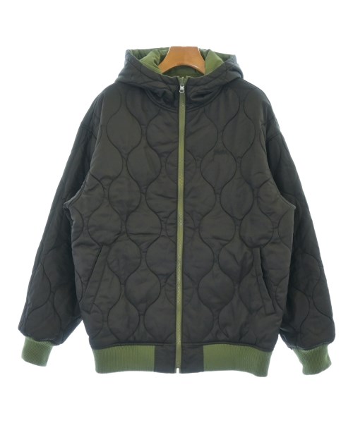 X girl（エックスガール）ダウンジャケット/ダウンベスト カーキ サイズ:S レディース/2200623793015