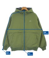 X girl（エックスガール）ダウンジャケット/ダウンベスト カーキ サイズ:S レディース/2200623793015