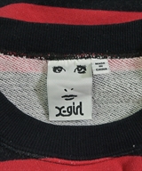 X girl（エックスガール）スウェット 赤 サイズ:2(M位) レディース/2200612193017