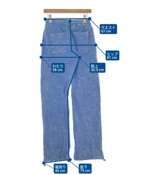 X girl（エックスガール）スウェットパンツ 青 サイズ:M レディース/2200612720022