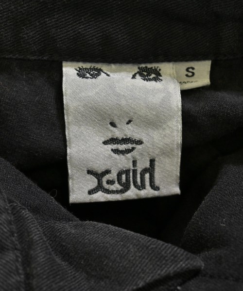 X girl（エックスガール）カジュアルシャツ 黒 サイズ:S レディース/2200670040087