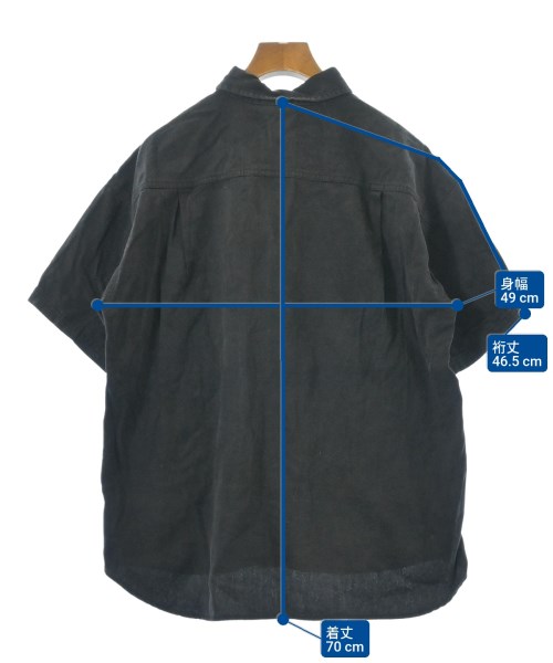 X girl（エックスガール）カジュアルシャツ 黒 サイズ:S レディース/2200670040087