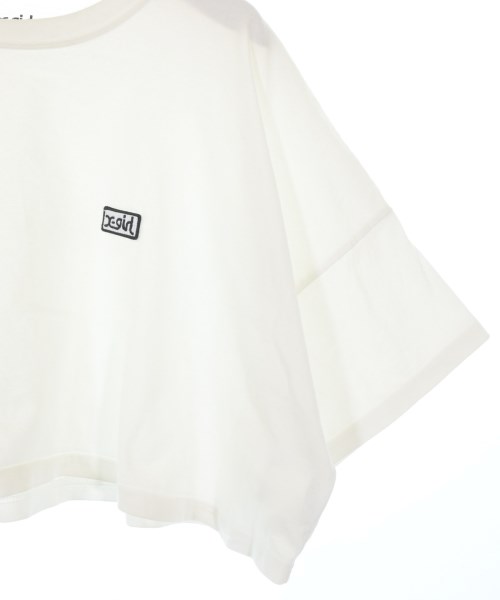 X girl（エックスガール）Tシャツ・カットソー 白 サイズ:S レディース/2200664507107