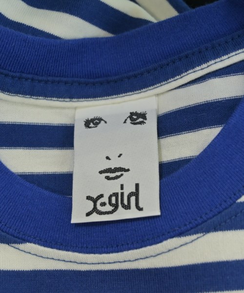 X girl（エックスガール）Tシャツ・カットソー 青 サイズ:2(M位) レディース/2200681149014