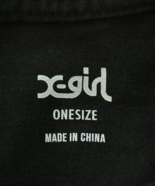 X girl（エックスガール）Tシャツ・カットソー 黒 サイズ:ONE レディース/2200681502109